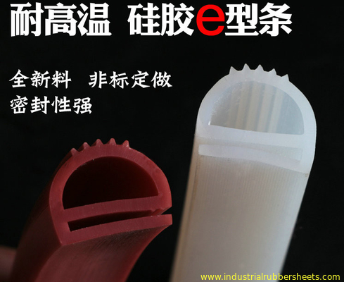 Extrusão translúcida vermelha do tubo do silicone para o selo industrial