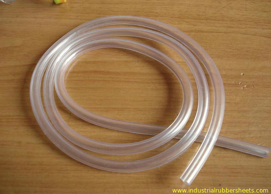 Extrusão do tubo do silicone do Virgin do produto comestível 100% força de alta elasticidade da espessura de 3 - de 4mm