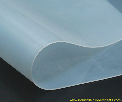 A folha translúcida do silicone do produto comestível, gaxeta do silicone fez sob medida 1-10mm x 1.2m X 10m